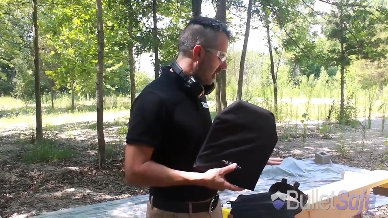opplanet bulletsafe flexible body armor panel how bulletproof video