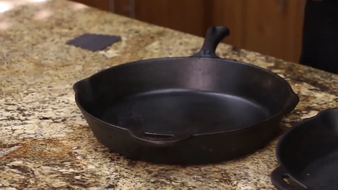 opplanet camp chef restoring and cleaning cast iron video