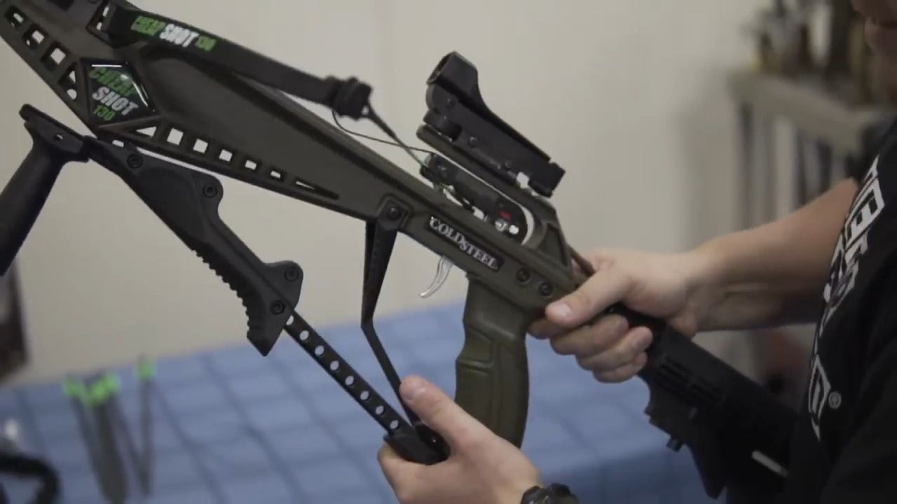 opplanet cold steel cheap shot 130 crossbow tutorial video