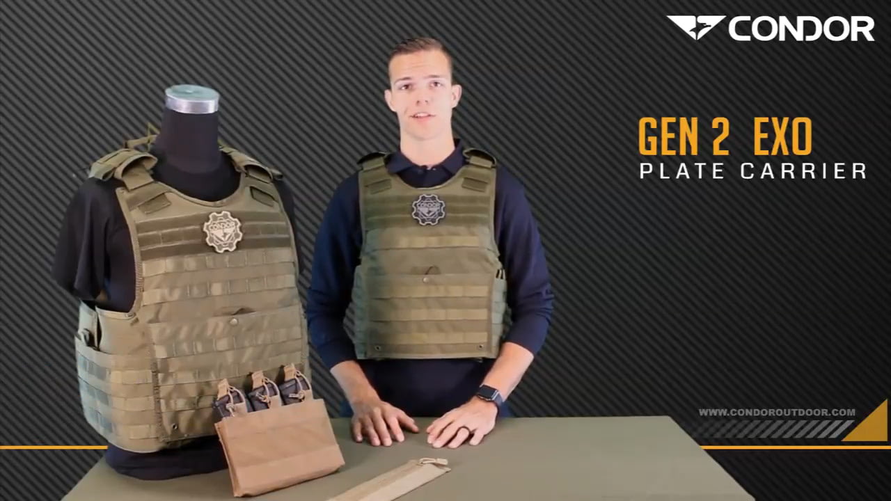 opplanet condor exo plate carrier gen ii video