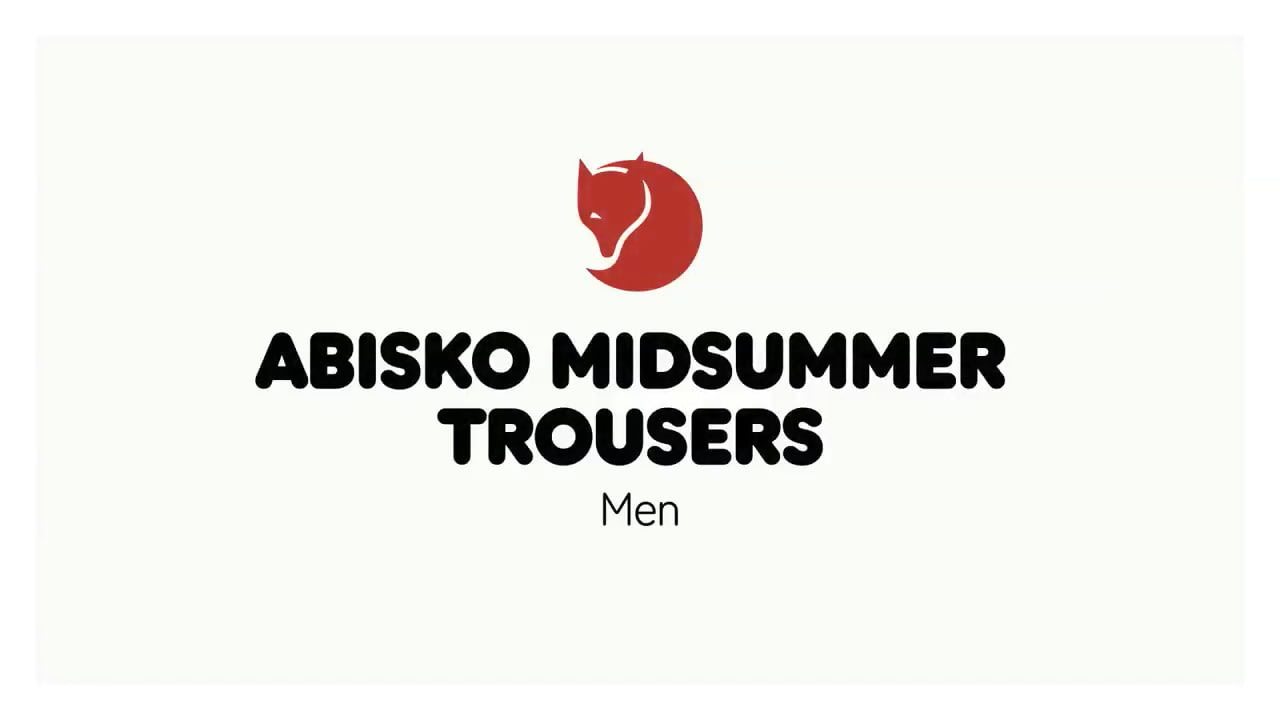 opplanet fjallraven abisko midsummer trousers m video