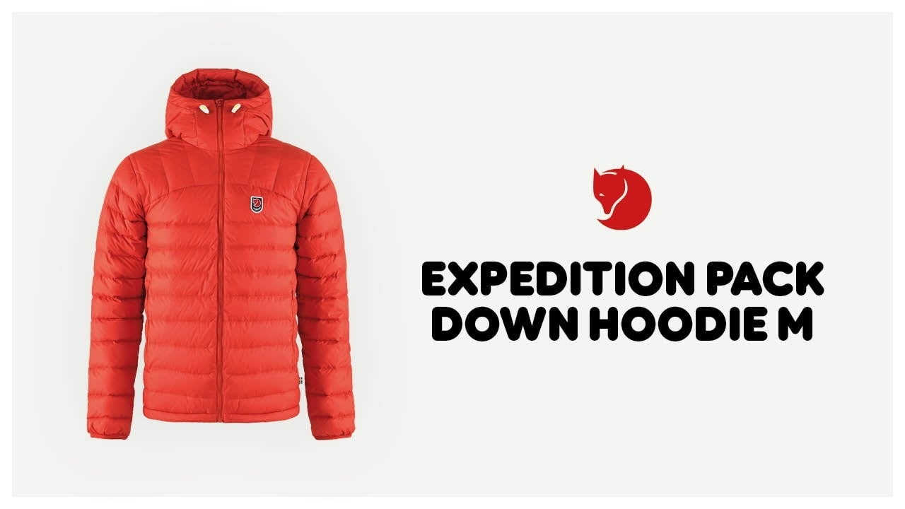 opplanet fjallraven expedition pack down jacket m video