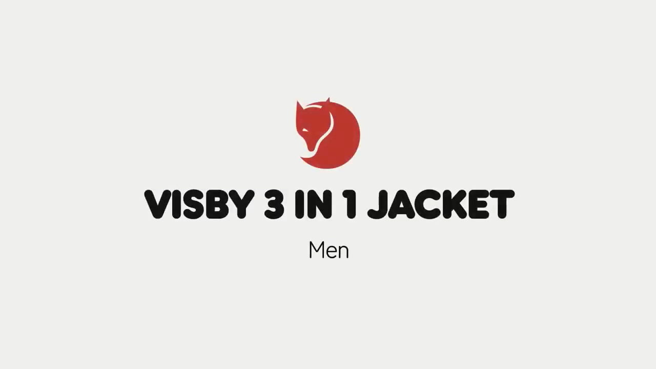 opplanet fjallraven visby 3 in 1 jacket m video
