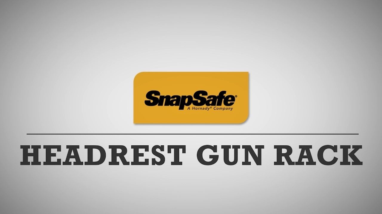opplanet hornady snapsafe headrest gun rack video