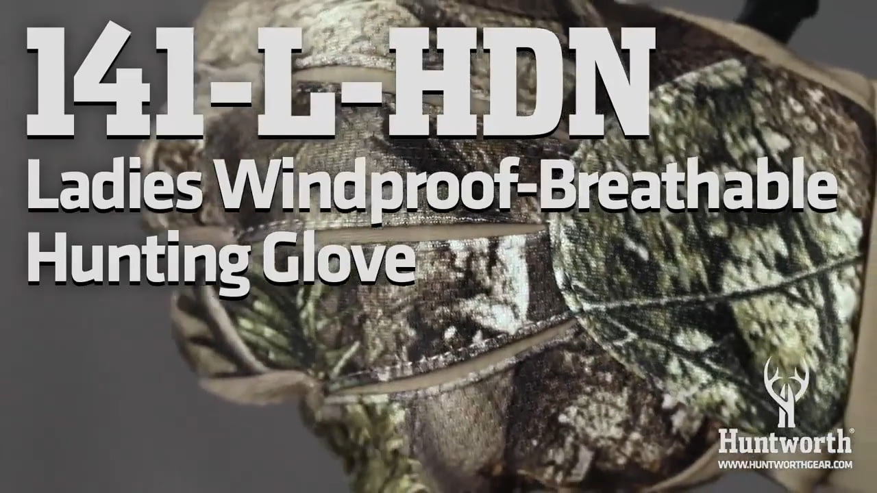 opplanet huntworth 141 l hdn ladies windproof breathable hunting glove video