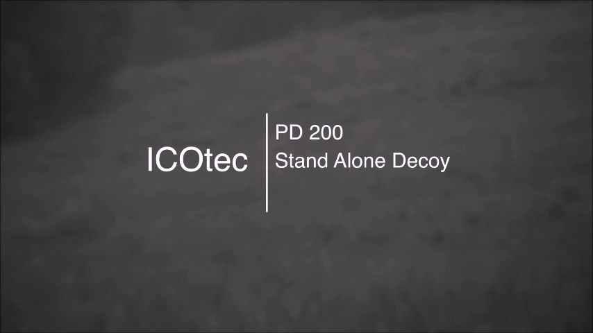 opplanet icotec stand alone predator decoy video
