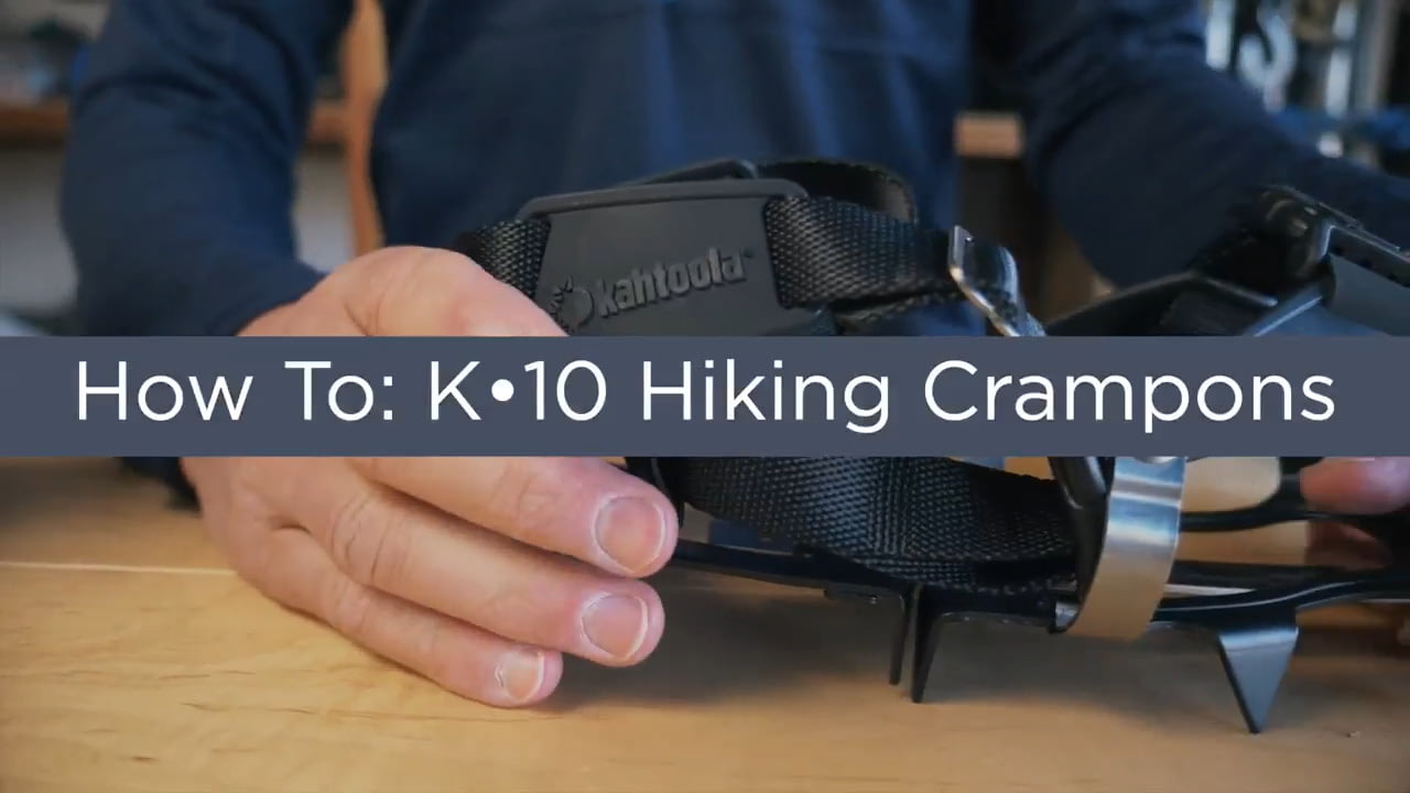 opplanet kahtoola how to k10 hiking crampons video