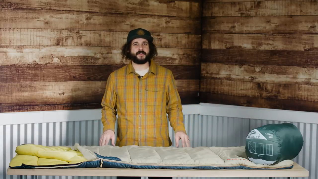 opplanet kelty catena 30 sleeping bag video