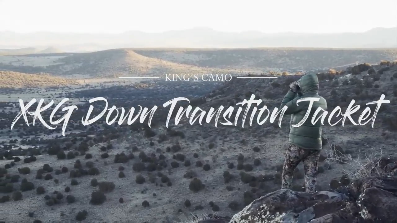 opplanet kings camo xkg down transition jacket video