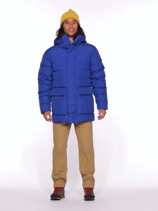 opplanet marmot warmcube gore tex golden mantle jacket mens video