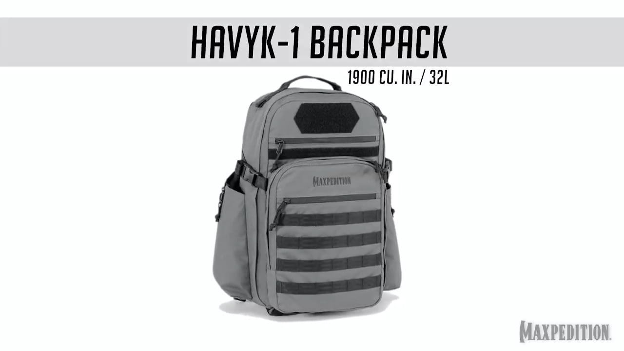 opplanet maxpedition havyk 1 backpack 32l video