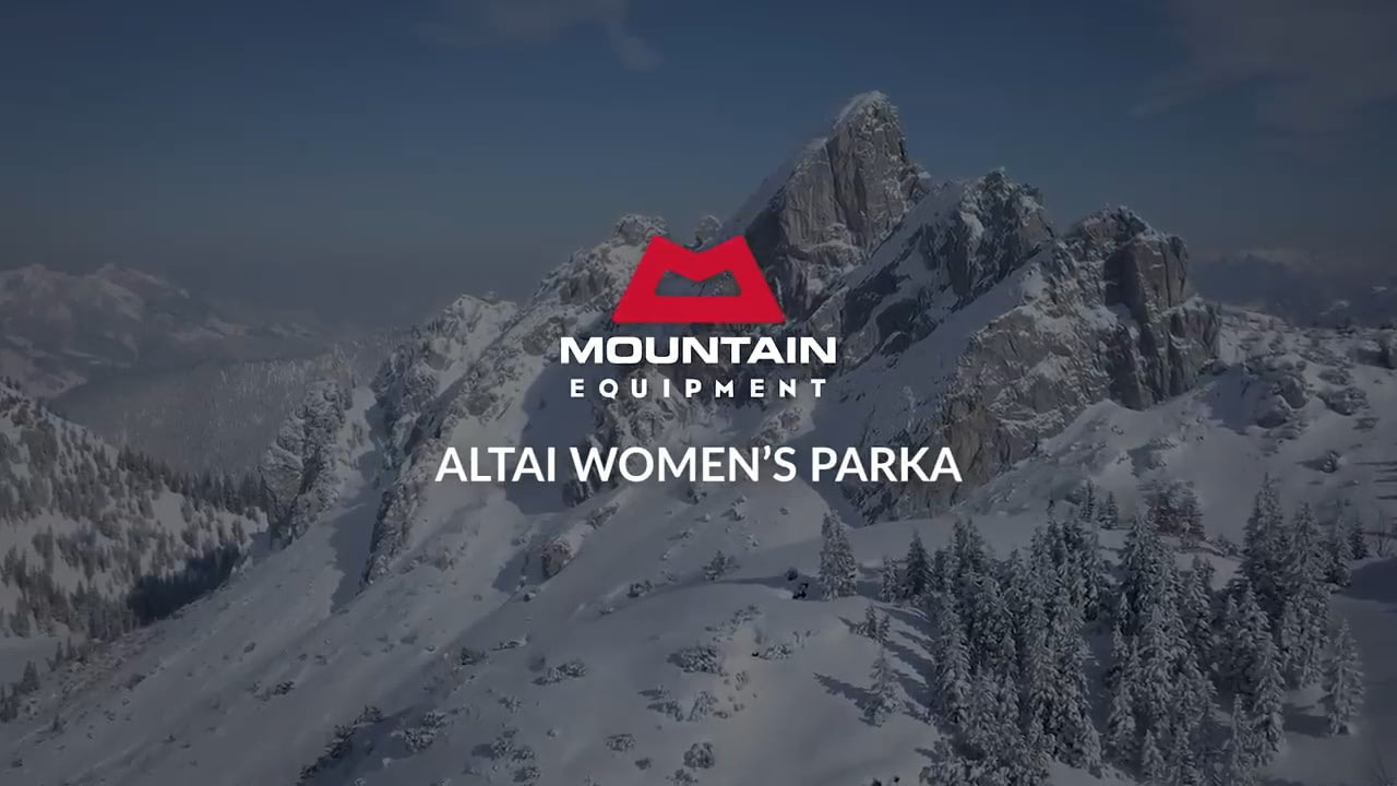 opplanet mountain equipment aw21 altai womens parka video