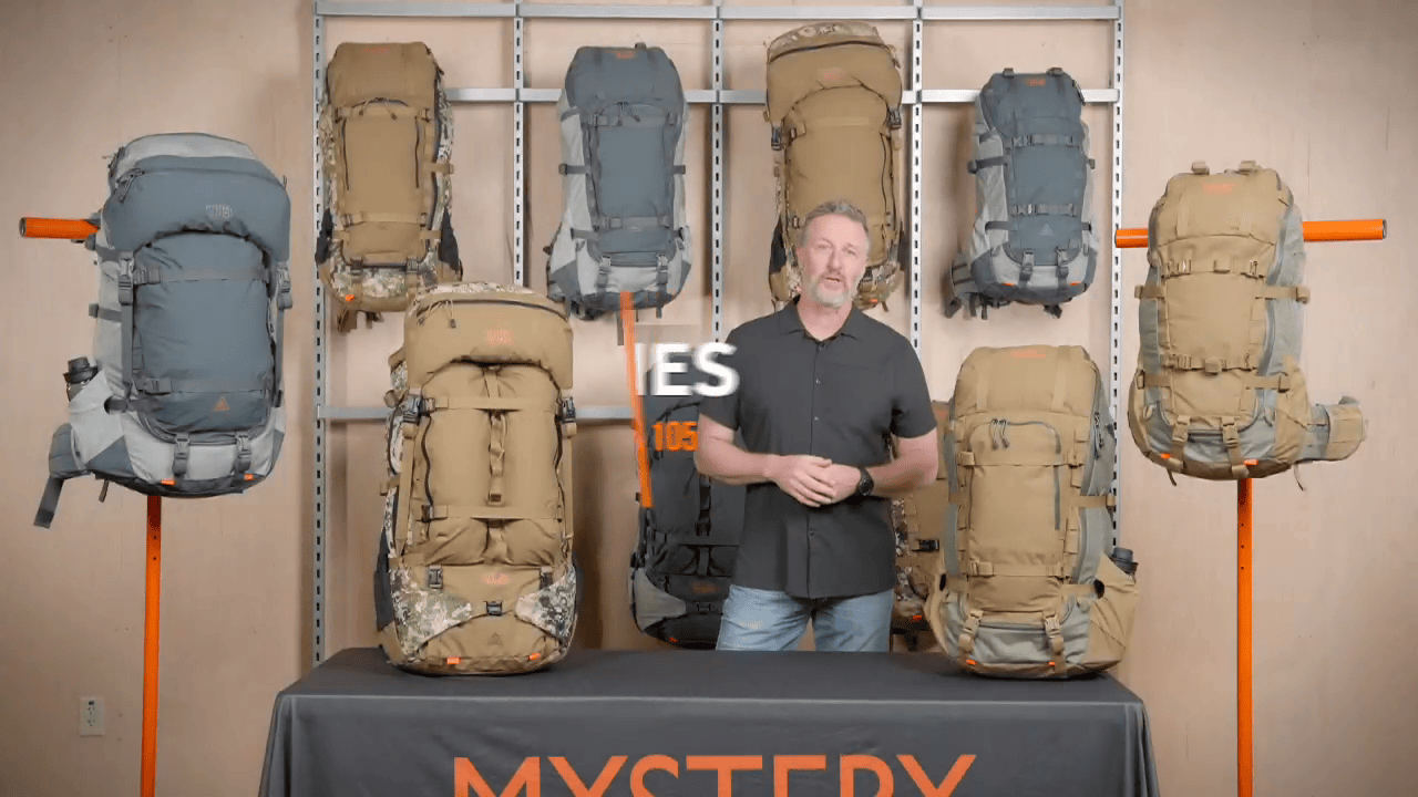 opplanet mystery ranch mysterium series hunting packs video