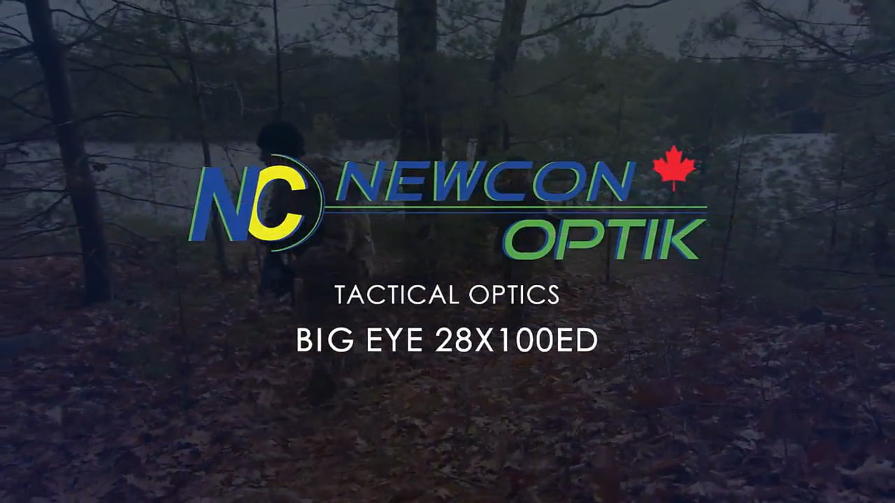 opplanet newcon optik big eye 28x100ed video