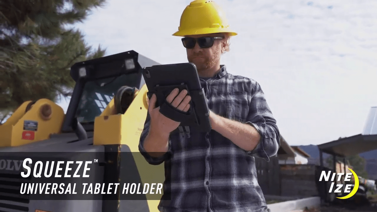 opplanet nite ize squeeze universal tablet holder video