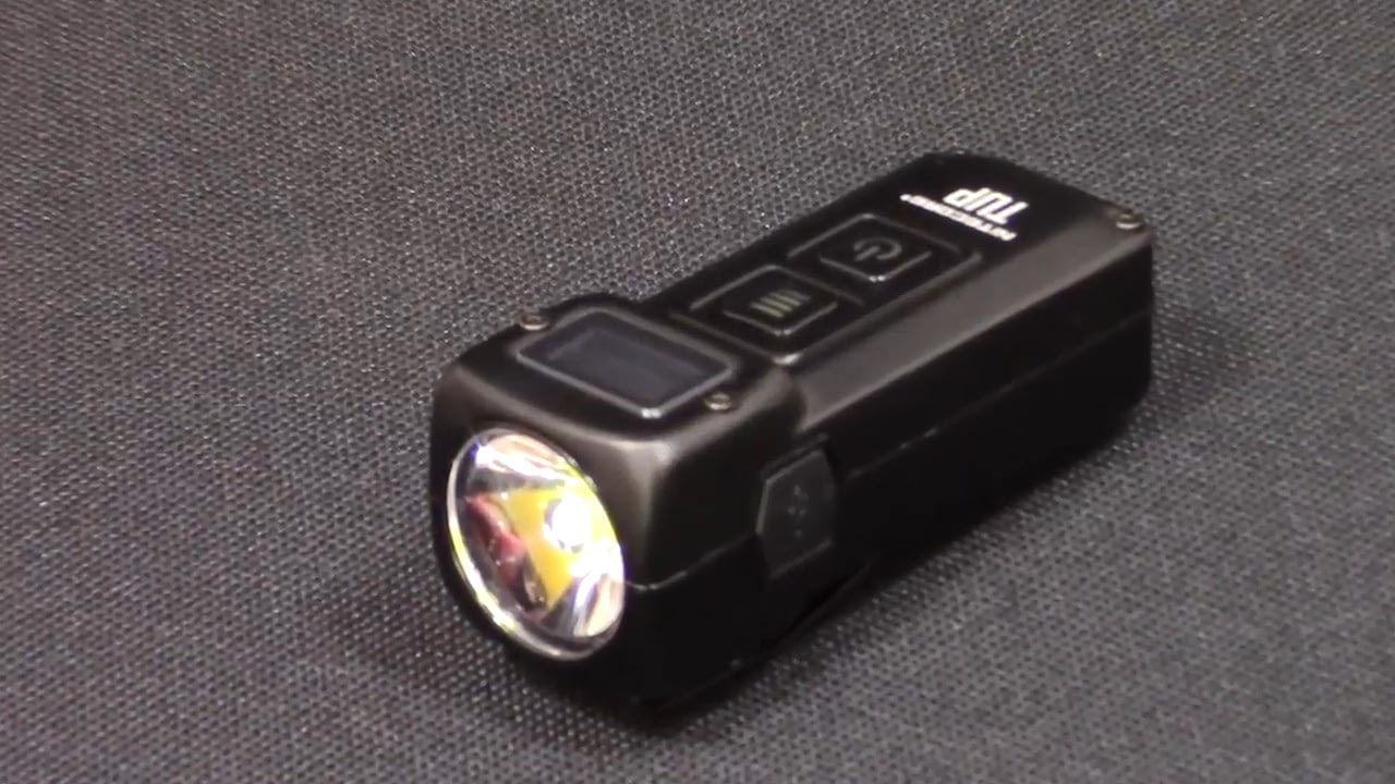 opplanet nitecore tup 1000 lumen rechargeable pocket edc flashlight video