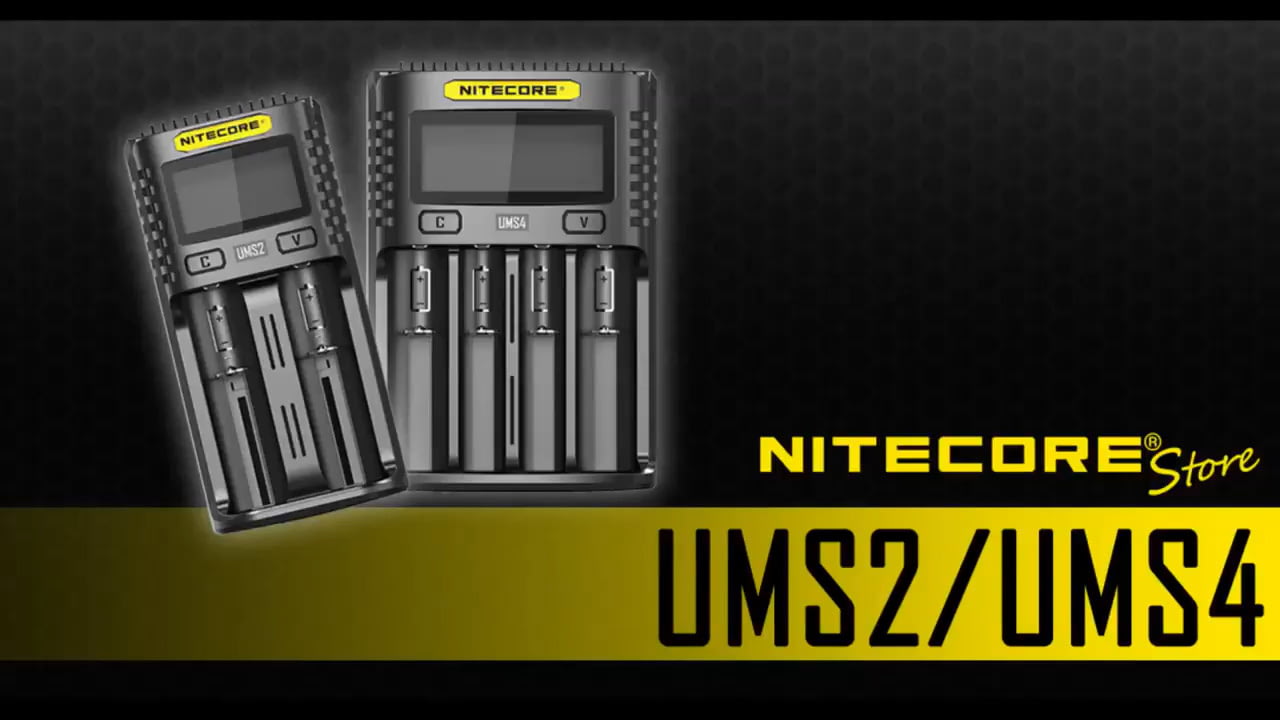 opplanet nitecore ums2 ums4 digital usb fast chargers video