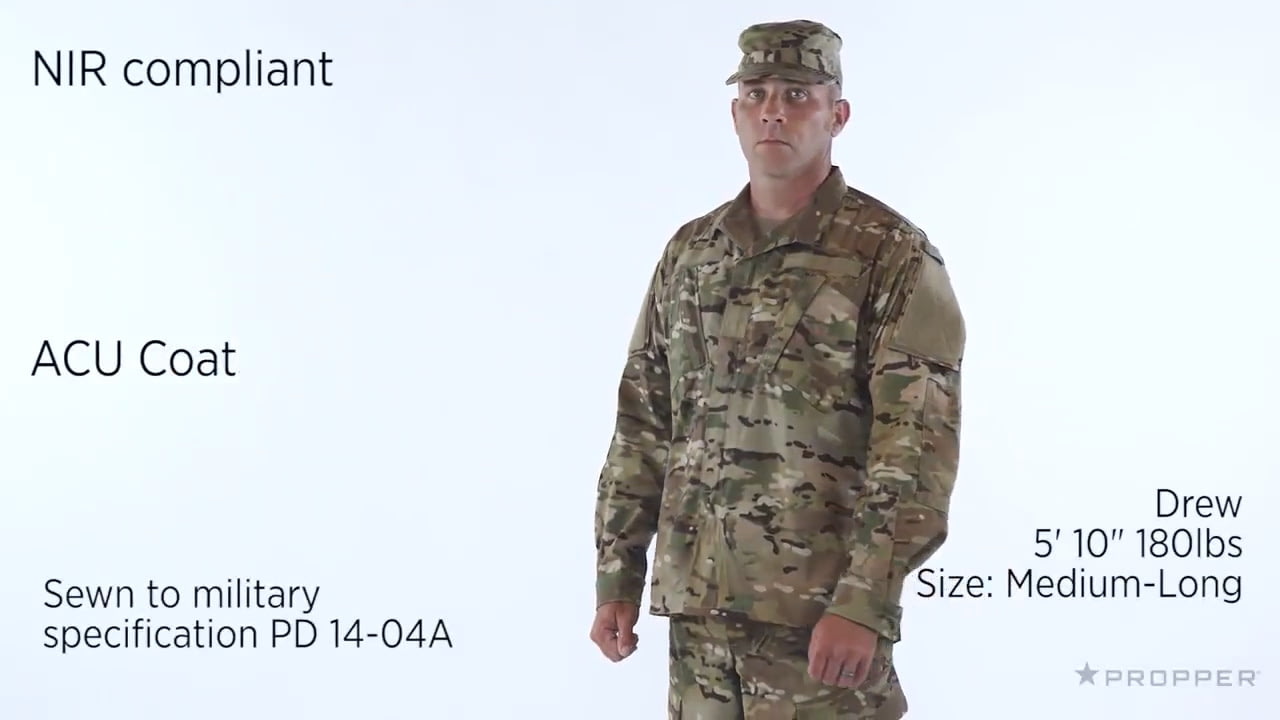 opplanet propper military acu coat video