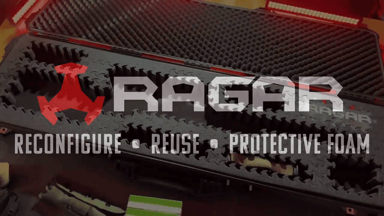 opplanet ragar foam system reconfigurable reusable rifle hard case foam by eylar video
