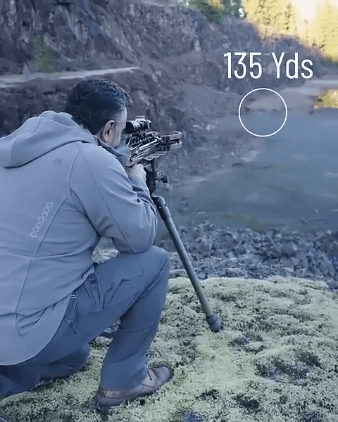 opplanet ravin lr pinpoint accuracy at 135 yards video