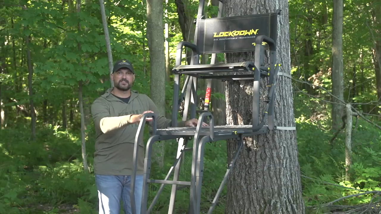 opplanet rivers edge treestands lockdown added features video
