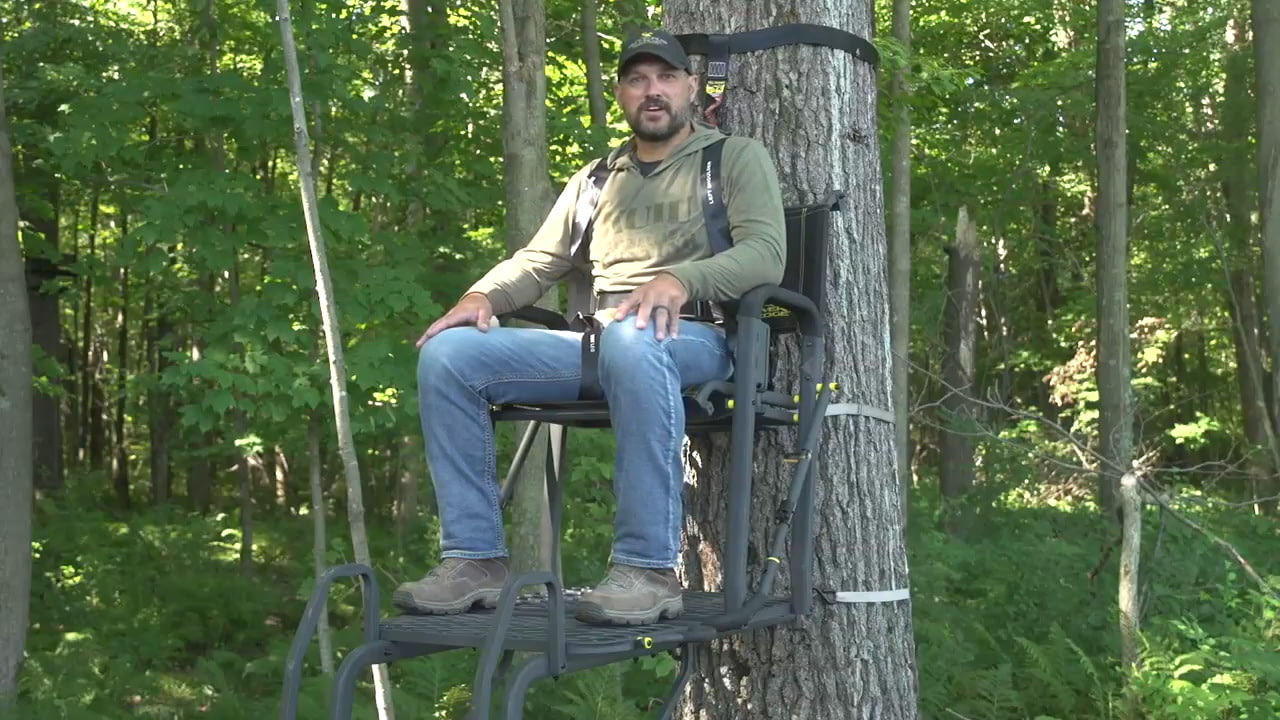 opplanet rivers edge treestands the lockdown ultimate shooting rail video