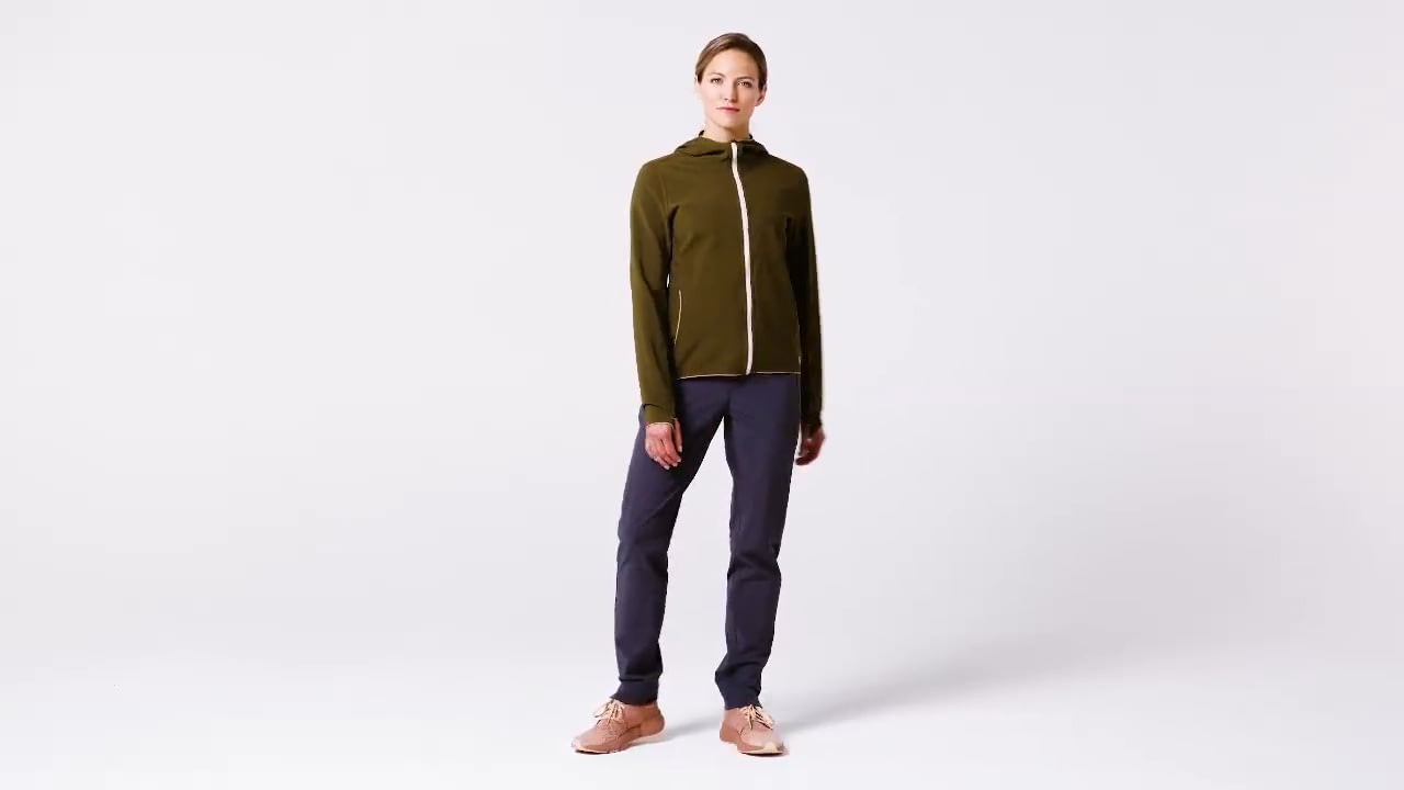 opplanet royal robbins womens venturelayer fleece hoodie video