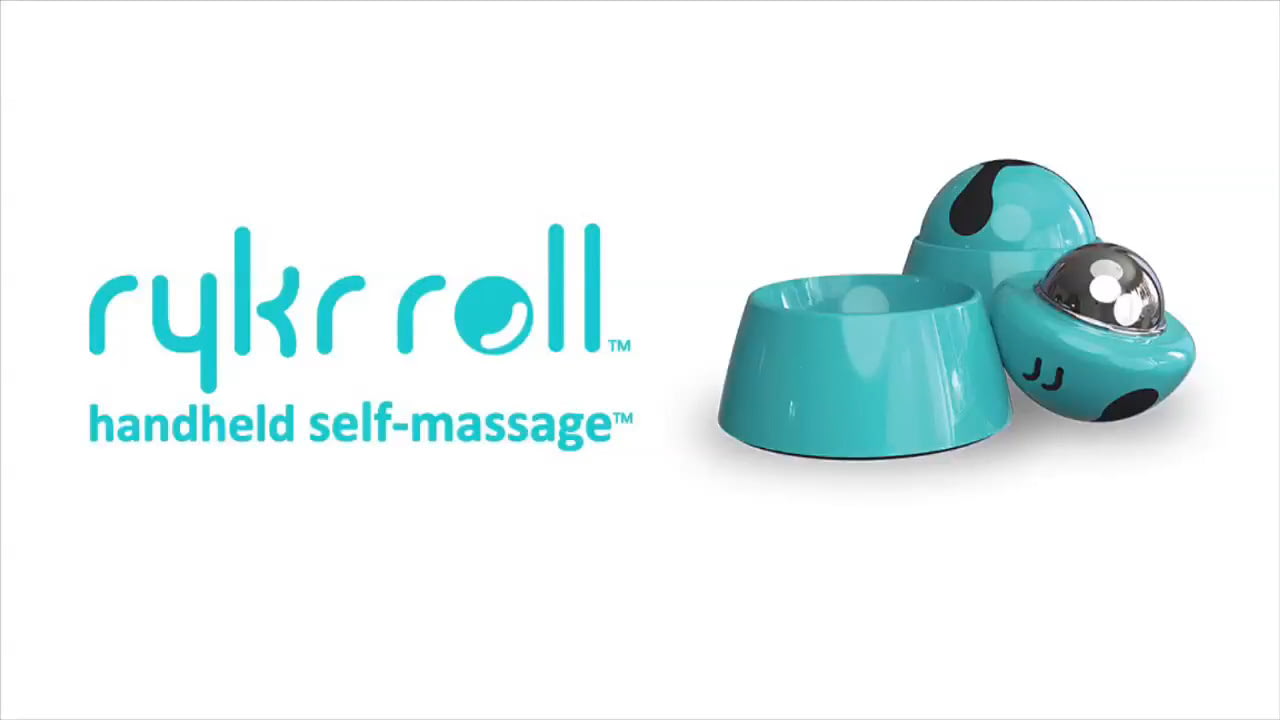 opplanet rykr roll grinder with base massager teal video