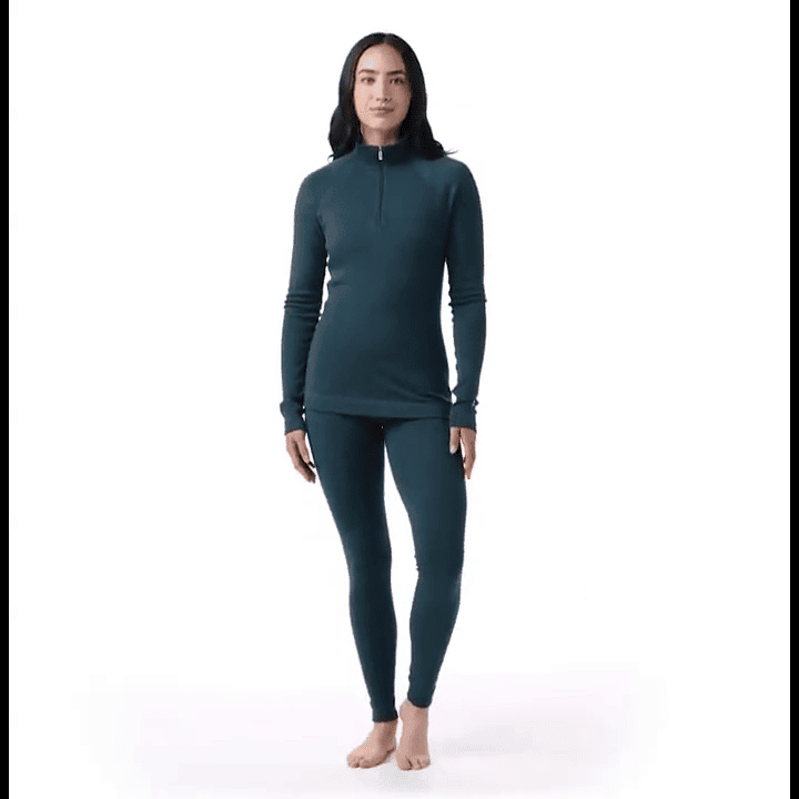 opplanet smartwool classic thermal merino base layer 1 4 zip womens video