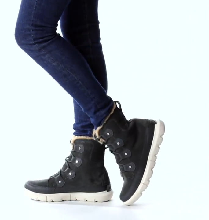 opplanet sorel explorer ii joan faux fur waterproof winter boot grill fawn video