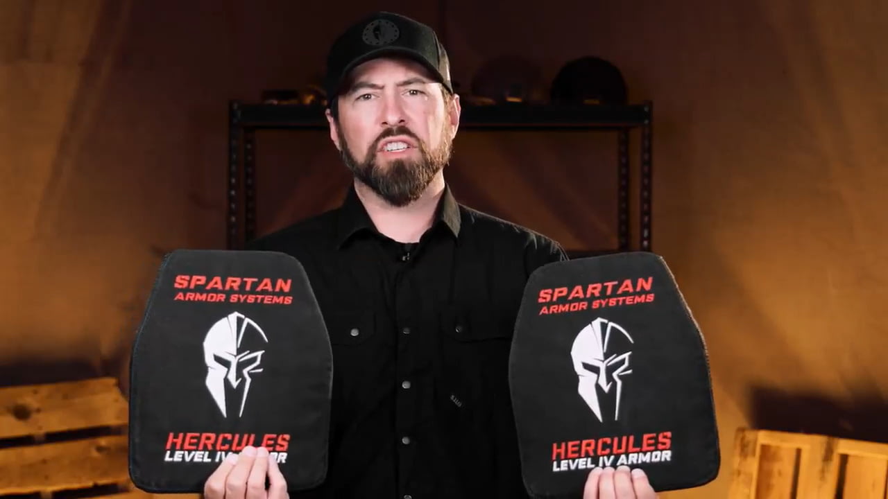 opplanet spartan armor systems hercules level iv ceramic body armor plates video