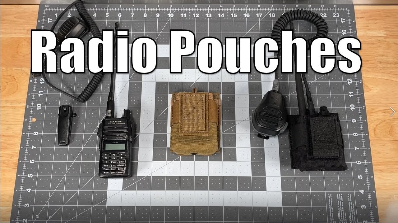 opplanet specter gear modular and belt mounted handheld radio pouches video