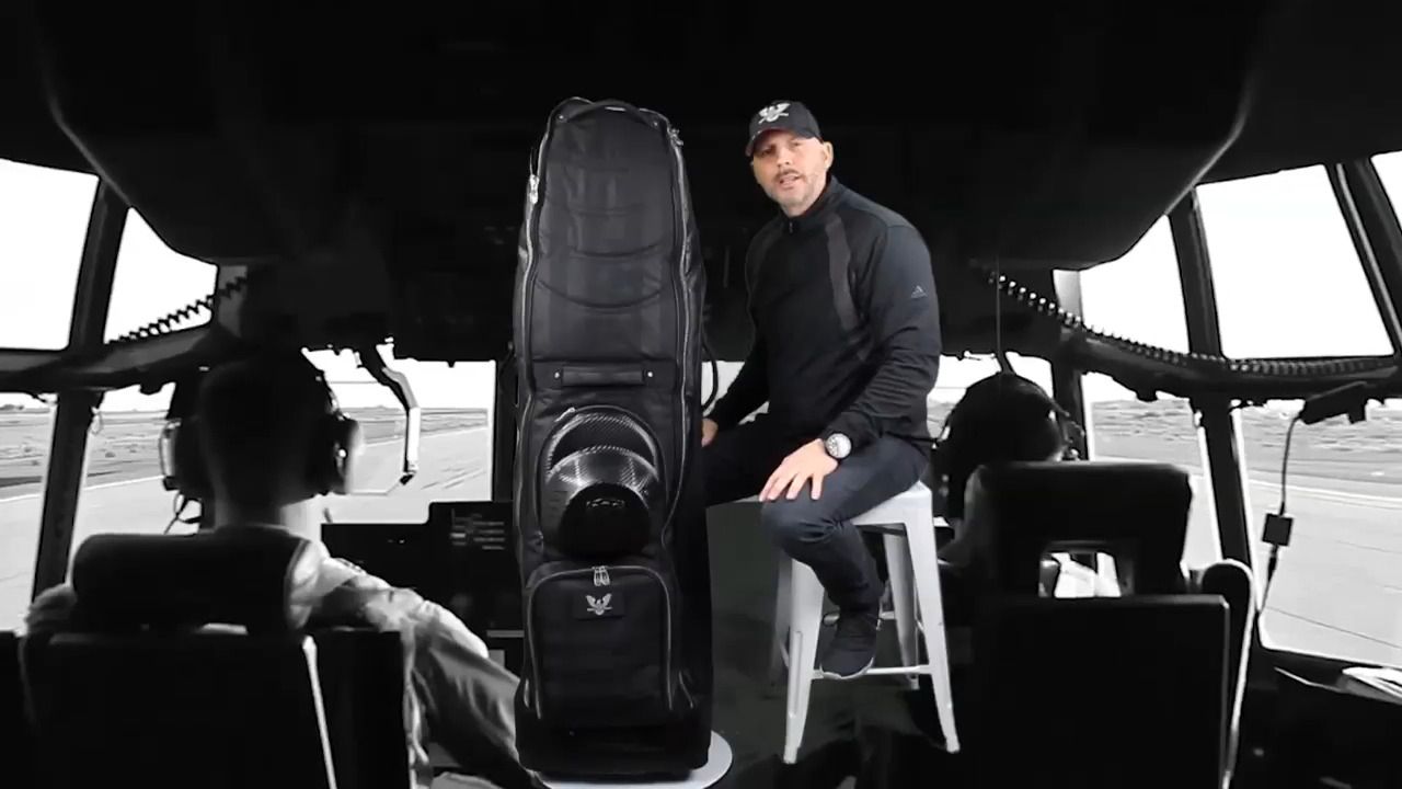 opplanet subtle patriot covert golf travel bag video