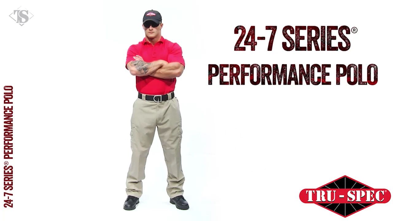 opplanet tru spec 24 7 series mens performance polo video