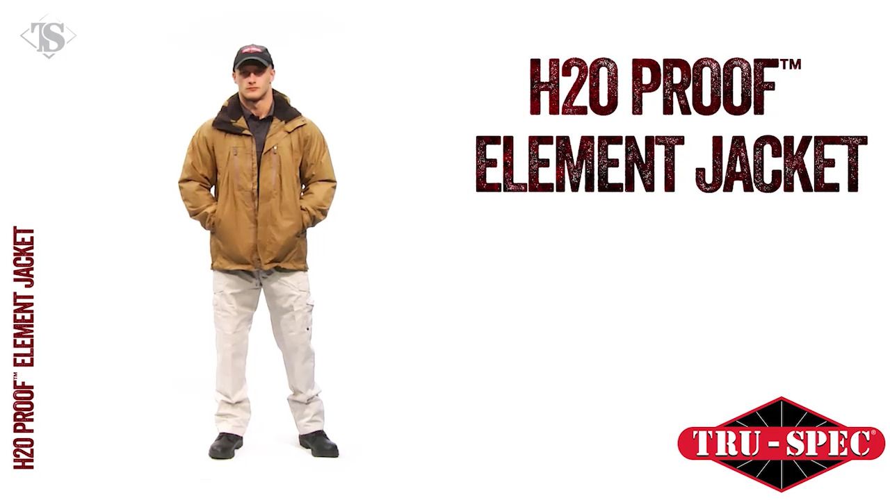 opplanet tru spec h2o proof element jacket video