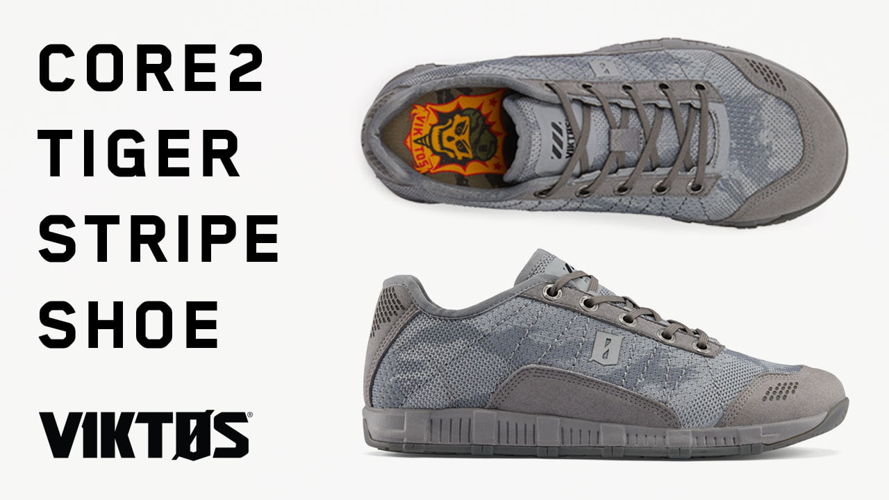 opplanet viktos core 2 tiger stripe shoes video