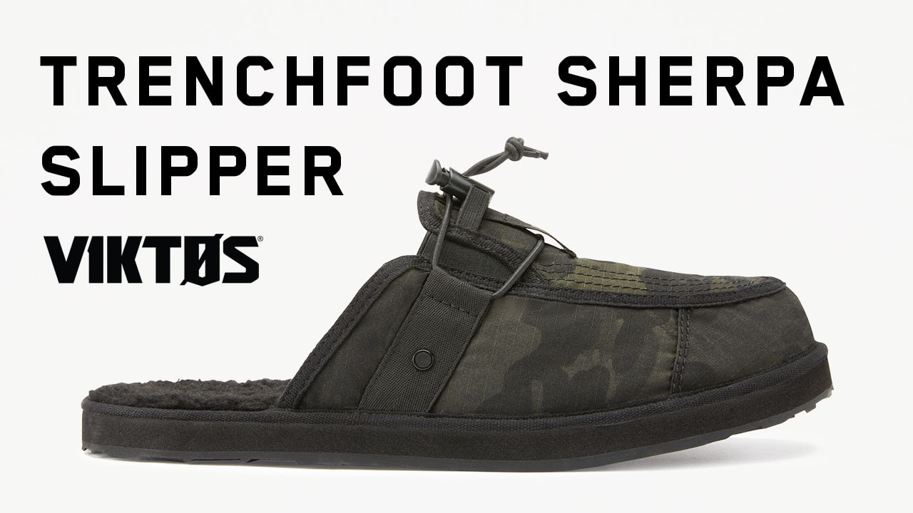 opplanet viktos trenchfoot sherpa slippers video