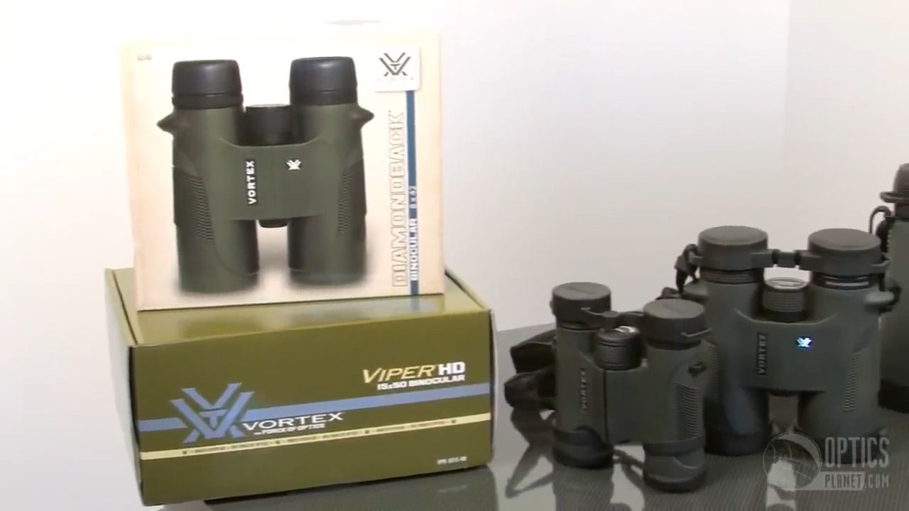 opplanet vortex diamondback and viper binoculars product in focus video