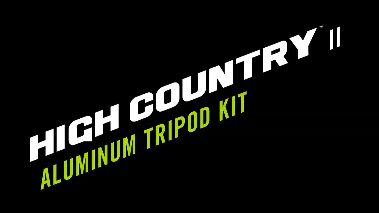 opplanet vortex high country ii aluminum tripod kit overview video