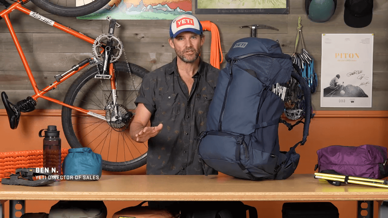 opplanet yeti skala hiking pack overview video