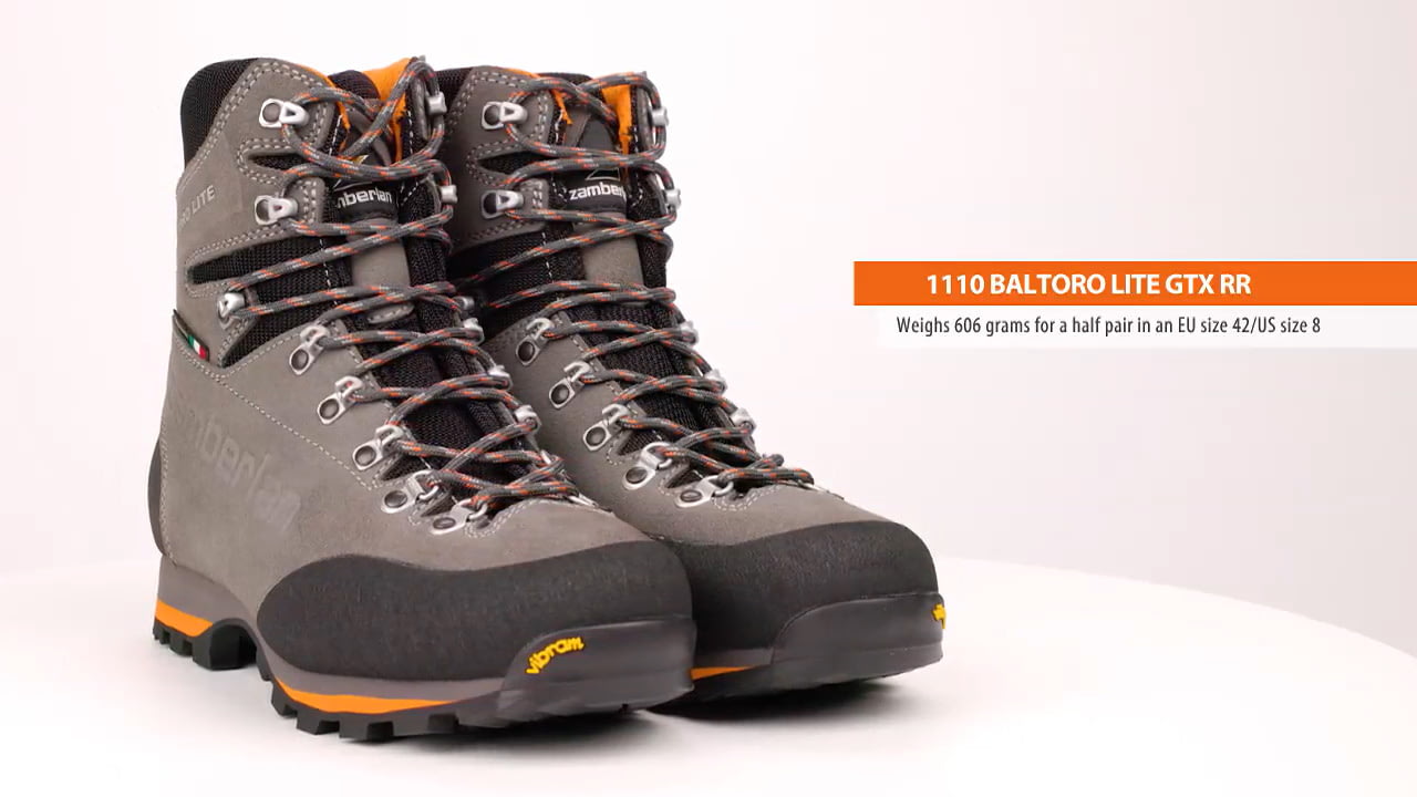 opplanet zamberlan 1110 baltoro lite gtx rr hiking backpacking boots video