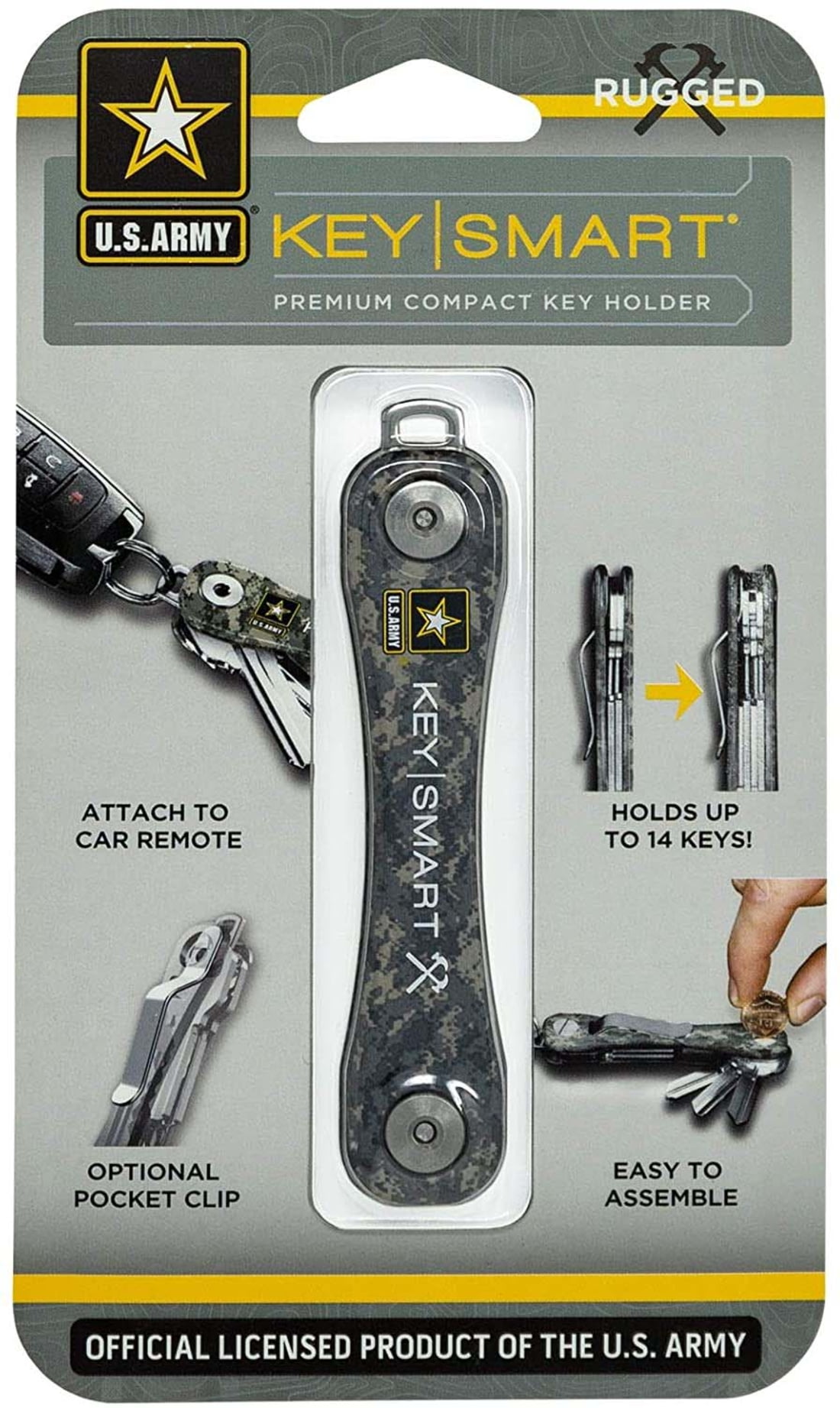 Keysmart Rugged KeySmart Rugged Compact Key Holder KS607-CMO, KS607-ARMY. KeySmart ...